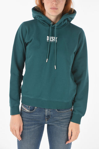 Hooded F-ANGS Sweatshirt with Embossed Logo