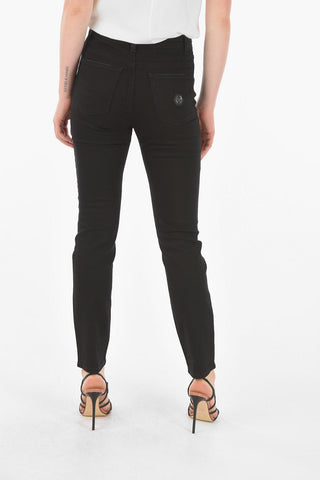 High Waisted STATEMENT Distressed Detail Jeggings