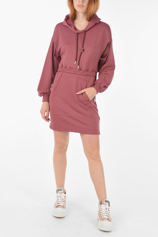 cut-out details hooded D-ONEON-B1 dress