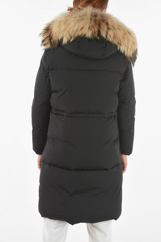 real fur trimming oversized ESTER down jacket