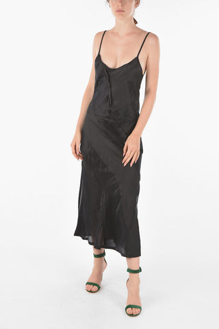 split-side hem sleeveless D-GAIA dress