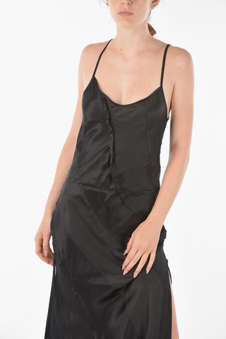 split-side hem sleeveless D-GAIA dress