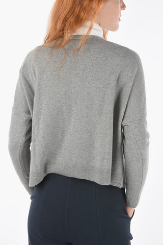solid color v-neck cardigan