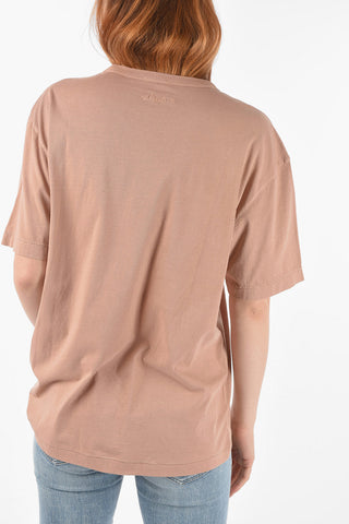 Solid Color T-BOYISH-B2  Crew-Neck T-shirt