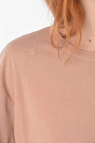 Solid Color T-BOYISH-B2  Crew-Neck T-shirt
