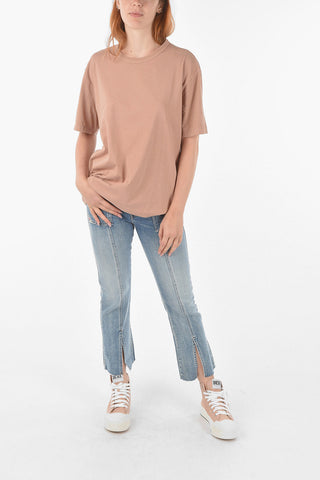 Solid Color T-BOYISH-B2  Crew-Neck T-shirt