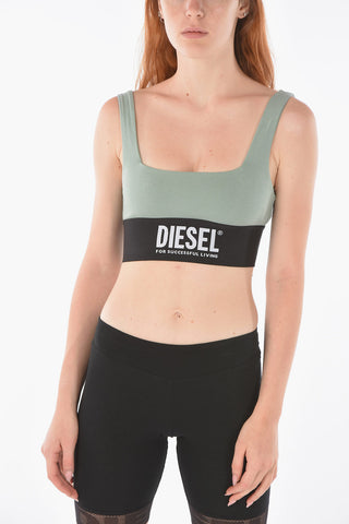Two-Tone Logoed Band UFSB-LOUIS Active Top Crop