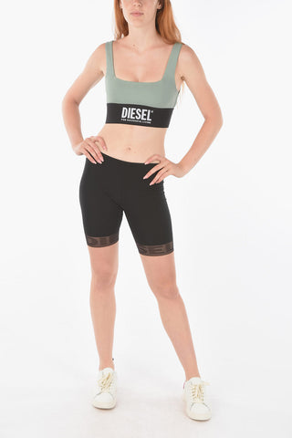 Two-Tone Logoed Band UFSB-LOUIS Active Top Crop