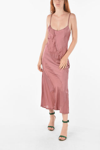 split-side hem sleeveless D-GAIA dress