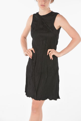 vestito D-BETH increspato con schiena scoperta