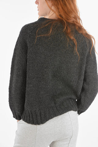 solid color v-neck sweater
