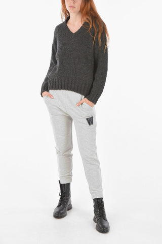 solid color v-neck sweater