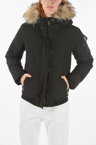 hidden closure MINERVA down jacket