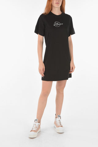 Embroidered Logo On The Front Solid Color D-RIO Dress
