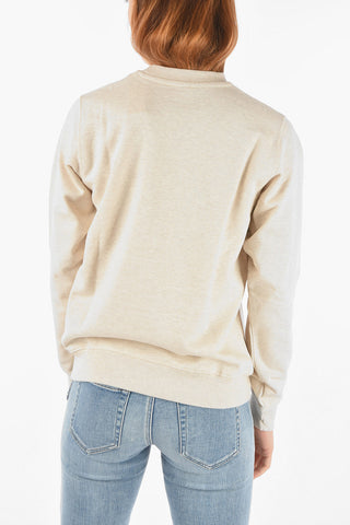 Crewneck F-ANGS Sweatshirt with Lettering Logo Print