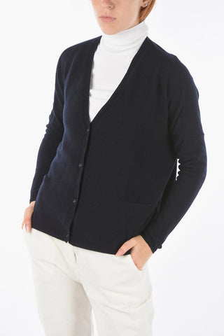 Cardigan Scollo a V in Cashmere