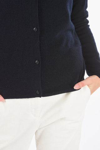Cardigan Scollo a V in Cashmere