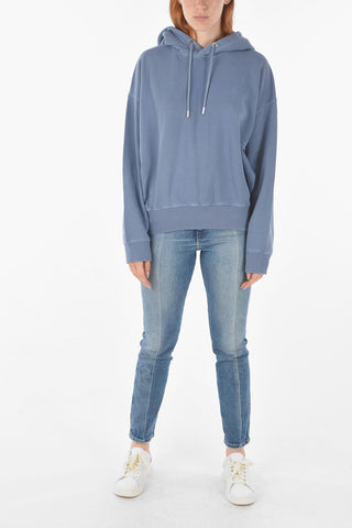 Hooded F-MAGDALENA Sweatshirt with Embroidered Skull Detail