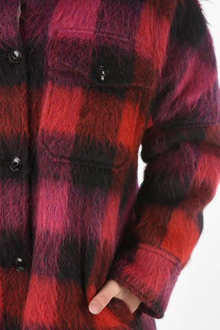 Tartan Overshirt with Two Pockets and Double Chest Pocket