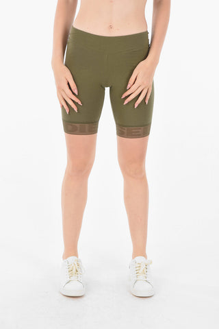 perforated details stretch cotton UFLB-FAUSTMESH shorts