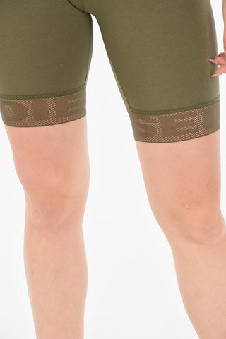 perforated details stretch cotton UFLB-FAUSTMESH shorts