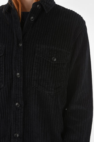 Overshirt WIDE in velluto a Coste