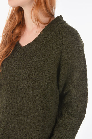 solid color v-neck sweater