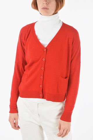 solid color v-neck cardigan