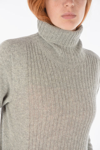 side split ribbed maxi dress