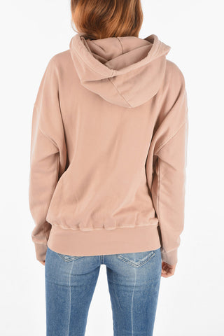 Hooded F-MAGDALENA Sweatshirt with Embroidered Skull Detail