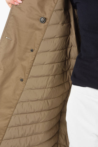 2 Pockets Padded Double Breasted COLBY Trench
