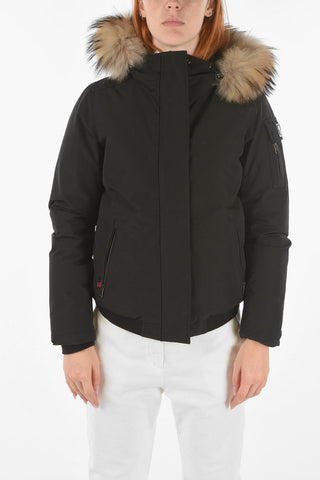 hidden closure MINERVA down jacket