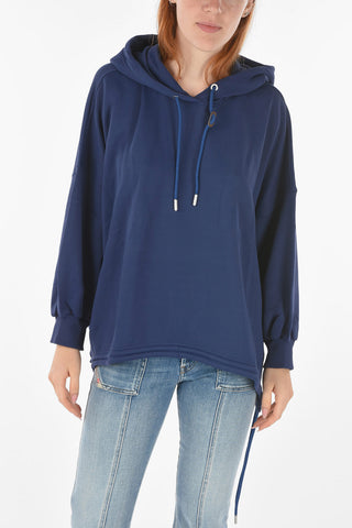 Felpa Hoodie F-JUSTINA con Coulisse Laterali