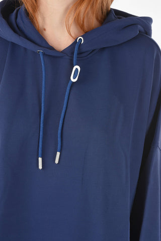 Felpa Hoodie F-JUSTINA con Coulisse Laterali