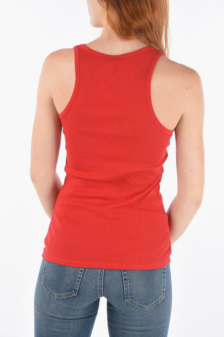 Tank Top UFTK-BABE-C  a Costine con Logo a Toppa