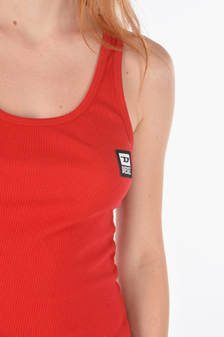 Tank Top UFTK-BABE-C  a Costine con Logo a Toppa