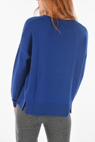 maglia girocollo in cashmere