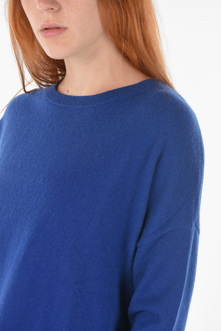 maglia girocollo in cashmere