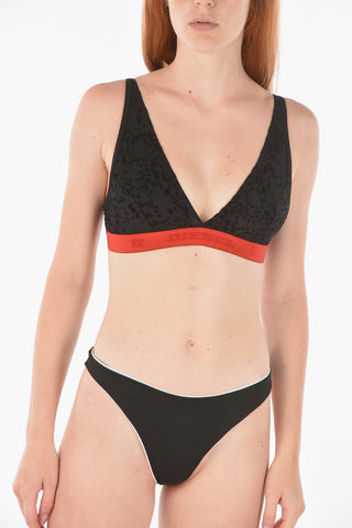 Sheer UFSB-BILLIES-M Bra With Logo Band