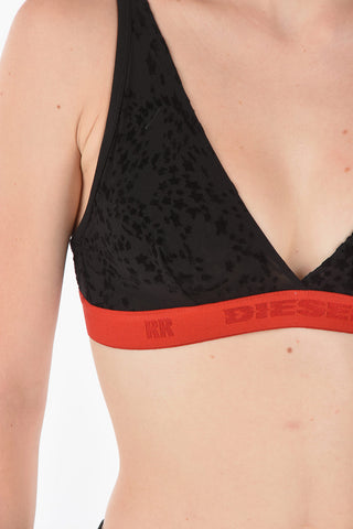 Sheer UFSB-BILLIES-M Bra With Logo Band