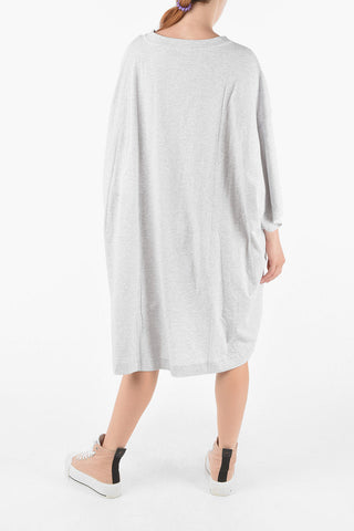 solid color oversized D-EXTRA-ECOLOGO tee dress