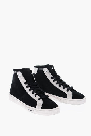 suede leather S-MYDORI MC  high top sneakers