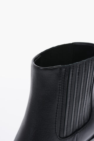 7cm Squared Heel Leather D-TEXANNE CH Wester Boots