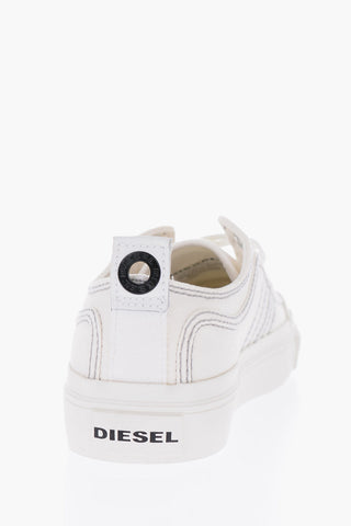 visible stitching Solid Color S-ASTICO LOW LAC Sneakers