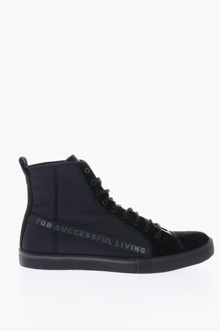 suede and fabric S-DVELOWS ML high top sneakers