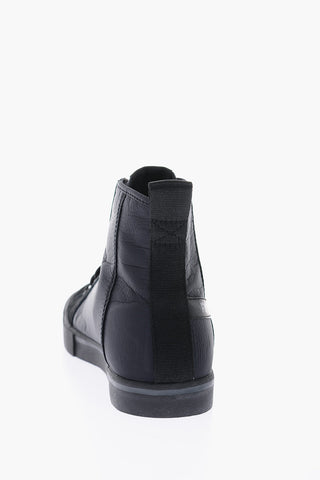 suede and fabric S-DVELOWS ML high top sneakers