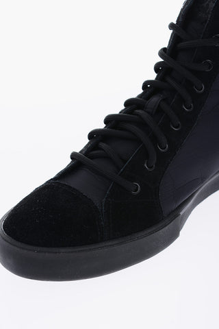 suede and fabric S-DVELOWS ML high top sneakers
