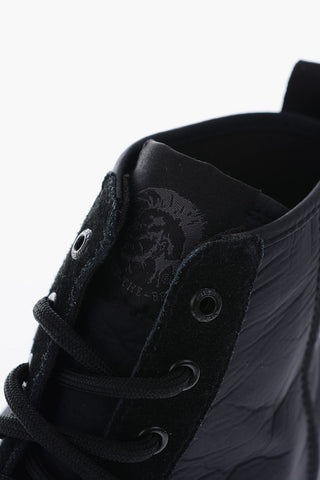 suede and fabric S-DVELOWS ML high top sneakers