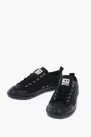 Solid Color S-ASTICO LOW CUT Low-Top Sneakers with Embossed Logo