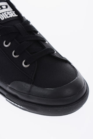 Solid Color S-ASTICO LOW CUT Low-Top Sneakers with Embossed Logo